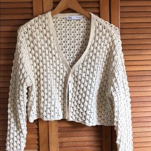 Zara Crochet Cardigan
